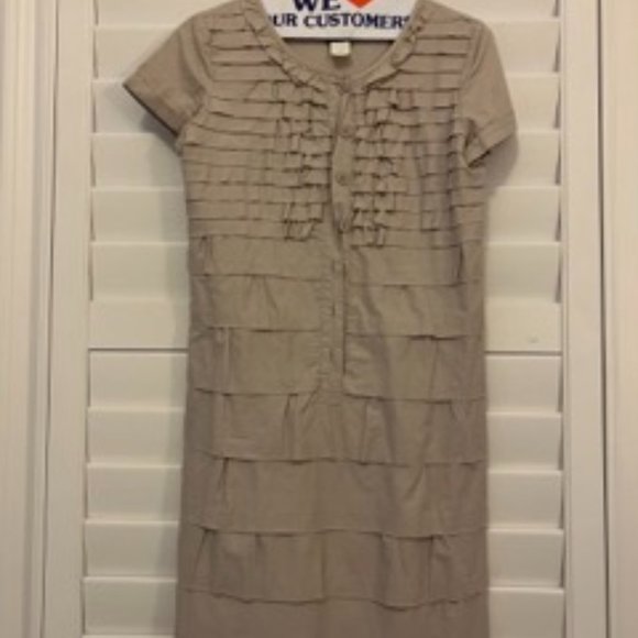 J Crew ruffled dress - Picture 1 of 3